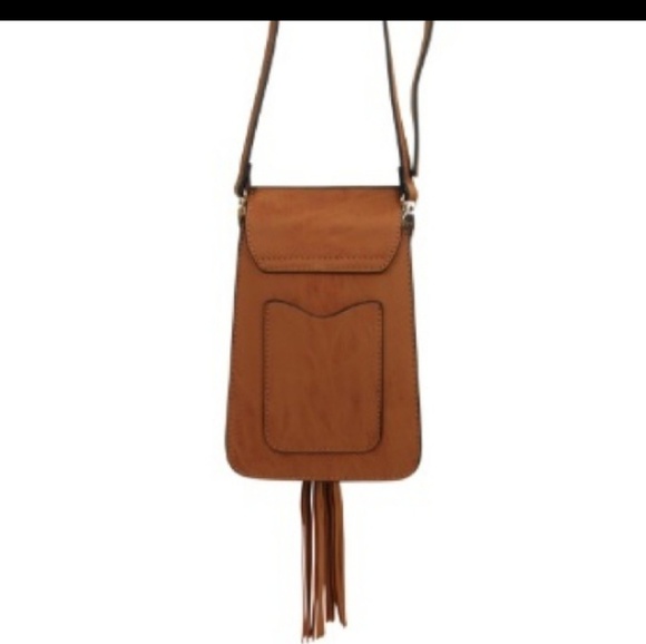 Cell Phone Fringe Tassel Crossbody_B - Picture 4 of 7